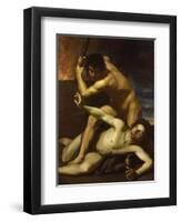 Cain Murdering Abel, about 1615-Bartolomeo Manfredi-Framed Giclee Print