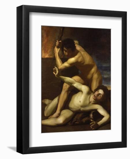 Cain Murdering Abel, about 1615-Bartolomeo Manfredi-Framed Giclee Print