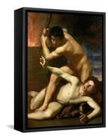 Cain Murdering Abel, circa 1610-Bartolomeo Manfredi-Framed Stretched Canvas