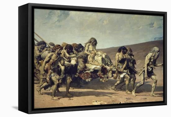 Cain, No, 21 the Conscience, from 'The Legend of the Centuries', 1880-Fernand Cormon-Framed Stretched Canvas