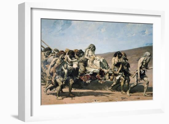 Cain, No. 21 the Conscience, from The Legend of the Centuries by Victor Hugo, 1859, 1880-Fernand Cormon-Framed Giclee Print