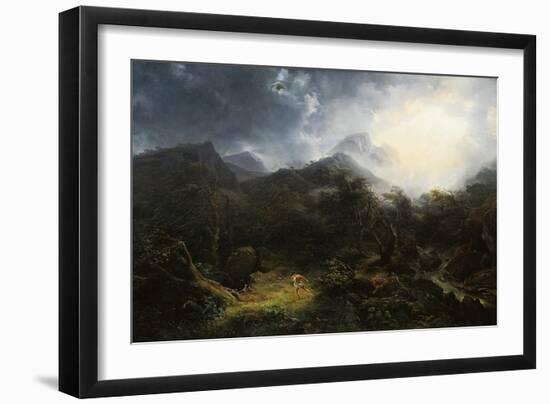 Cain Persecuted by the Wrath of God, 1849-Salvatore Fergola-Framed Giclee Print