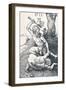 Cain Slaying Abel, 1511-Albrecht Dürer-Framed Giclee Print