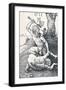 Cain Slaying Abel, 1511-Albrecht Dürer-Framed Giclee Print