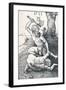 Cain Slaying Abel, 1511-Albrecht Dürer-Framed Giclee Print