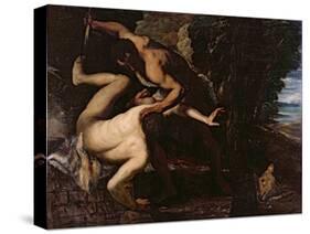 Cain Slaying Abel-Jacopo Robusti Tintoretto-Stretched Canvas