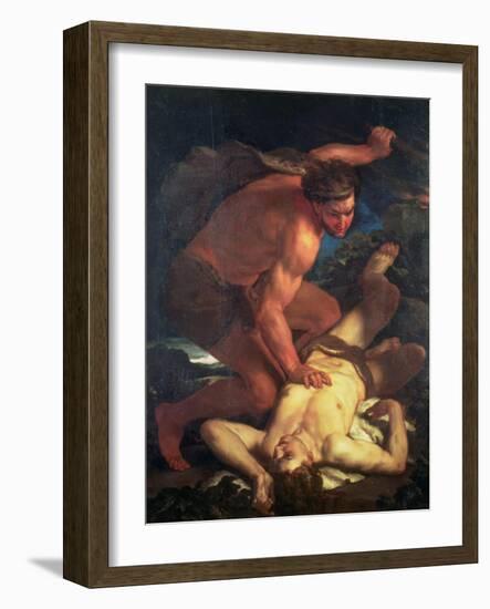 Cain Slaying Abel-Johann Karl Loth-Framed Giclee Print