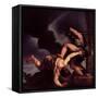 Cain Taunting Abel-Titian (Tiziano Vecelli)-Framed Stretched Canvas