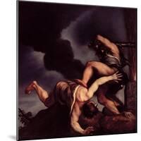 Cain Taunting Abel-Titian (Tiziano Vecelli)-Mounted Giclee Print