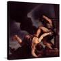 Cain Taunting Abel-Titian (Tiziano Vecelli)-Stretched Canvas