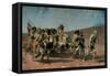 Cain-Fernand Cormon-Framed Stretched Canvas