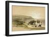 Caiphas Looking Towards Mount Carmel 1839, Volume II The Holy Land, Engraved by L.Haghe-David Roberts-Framed Giclee Print