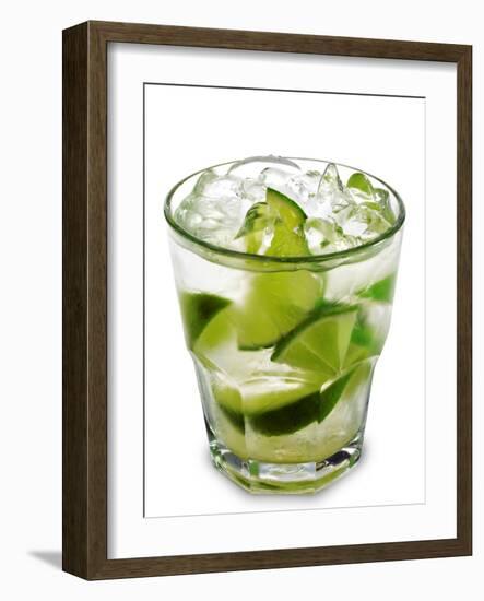 Caipirinha - National Cocktail Of Brazil Made With Cachaca, Sugar And Lime-svry-Framed Photographic Print