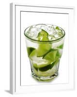 Caipirinha - National Cocktail Of Brazil Made With Cachaca, Sugar And Lime-svry-Framed Photographic Print