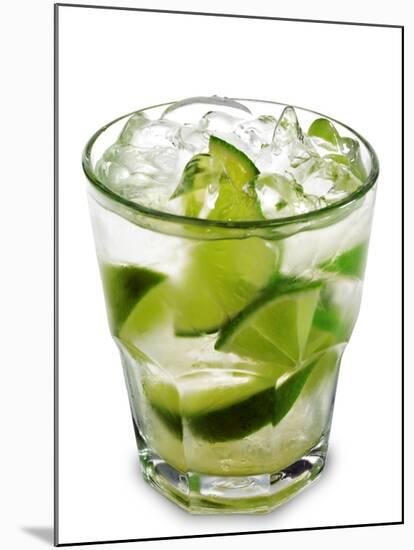 Caipirinha - National Cocktail Of Brazil Made With Cachaca, Sugar And Lime-svry-Mounted Photographic Print