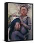 Caipo Indian Children, Xingu River, Brazil-null-Framed Stretched Canvas