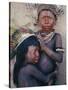 Caipo Indian Children, Xingu River, Brazil-null-Stretched Canvas