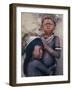 Caipo Indian Children, Xingu River, Brazil-null-Framed Premium Photographic Print