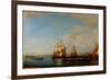 Caiques and Sailboats at the Bosphorus, Second Half of the 19th C-Felix-Francois George Ziem-Framed Giclee Print