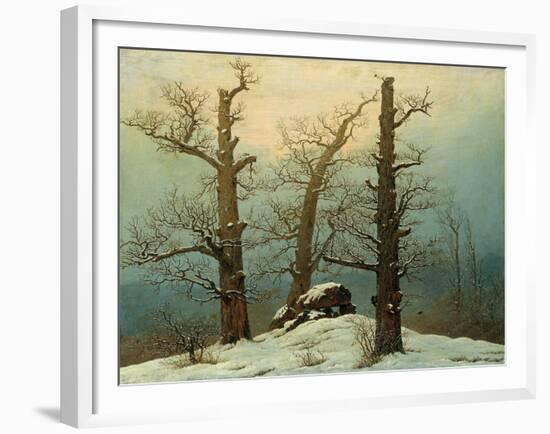 Cairn in Snow, 1807-Caspar David Friedrich-Framed Giclee Print