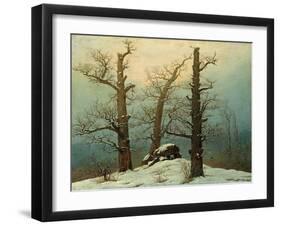 Cairn in Snow, 1807-Caspar David Friedrich-Framed Giclee Print