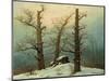 Cairn in Snow, 1807-Caspar David Friedrich-Mounted Premium Giclee Print