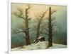 Cairn in Snow, 1807-Caspar David Friedrich-Framed Giclee Print