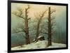 Cairn in Snow, 1807-Caspar David Friedrich-Framed Giclee Print