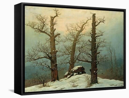 Cairn in Snow, 1807-Caspar David Friedrich-Framed Stretched Canvas
