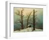 Cairn in Snow, 1807-Caspar David Friedrich-Framed Giclee Print