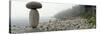 Cairn on the Rocky Beach, Acadia National Park, Maine, USA-null-Stretched Canvas