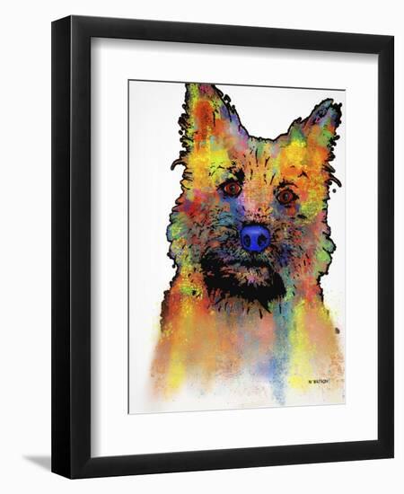 Cairn Terrier 1-Marlene Watson-Framed Premium Giclee Print