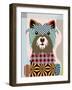 Cairn Terrier-Lanre Adefioye-Framed Giclee Print