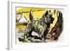 Cairn Terrier-English School-Framed Giclee Print