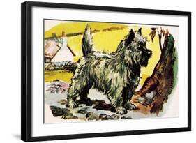 Cairn Terrier-English School-Framed Giclee Print