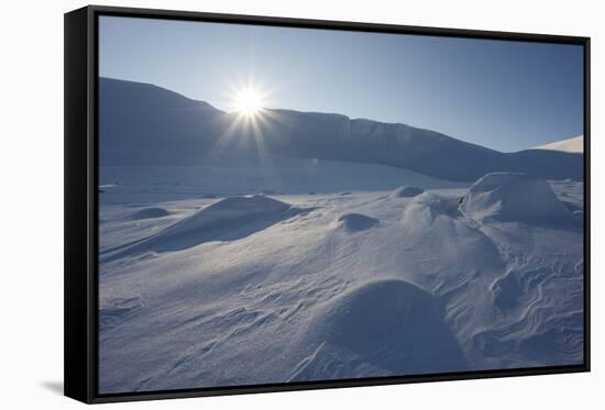 Cairngorm Mountain Landscape in Winter, Cairngorms Np, Scotland, UK, February 2010-Mark Hamblin-Framed Stretched Canvas