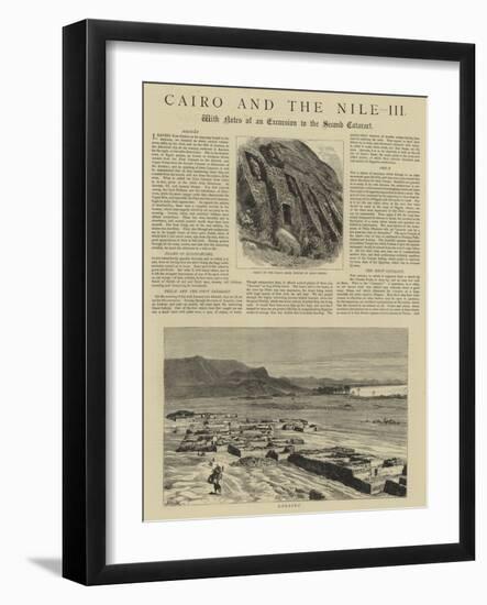 Cairo and the Nile, III-William Henry James Boot-Framed Giclee Print