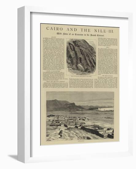 Cairo and the Nile, III-William Henry James Boot-Framed Giclee Print