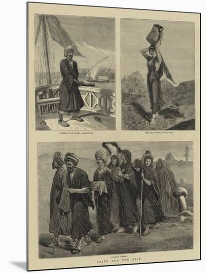 Cairo and the Nile-Joseph Nash-Mounted Giclee Print