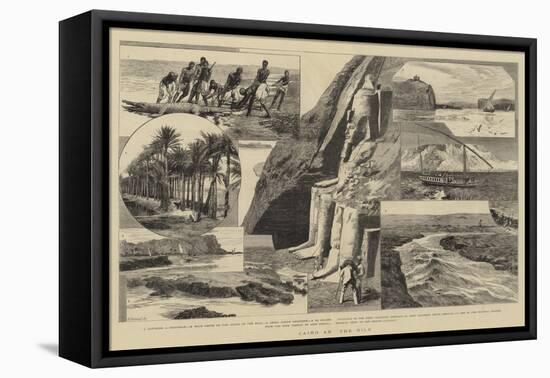 Cairo and the Nile-William Lionel Wyllie-Framed Stretched Canvas