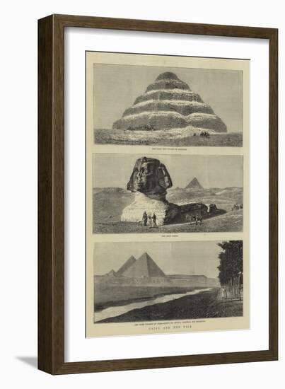 Cairo and the Nile-null-Framed Giclee Print