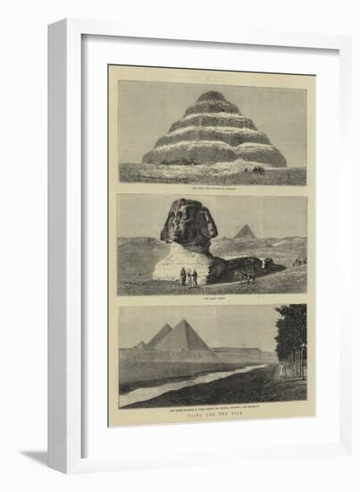 Cairo and the Nile-null-Framed Giclee Print