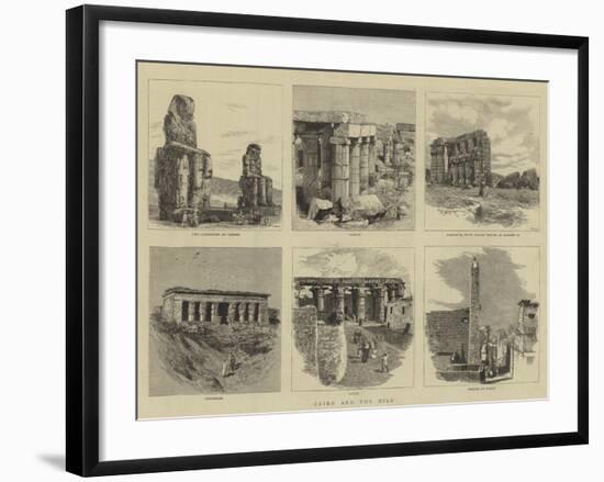Cairo and the Nile-null-Framed Giclee Print