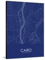 Cairo, Egypt Blue Map-null-Stretched Canvas