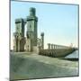 Cairo (Egypt), Dam on the Nile-Leon, Levy et Fils-Mounted Photographic Print