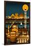 Cairo, Egypt - Retro Skyline (no text)-Lantern Press-Framed Art Print