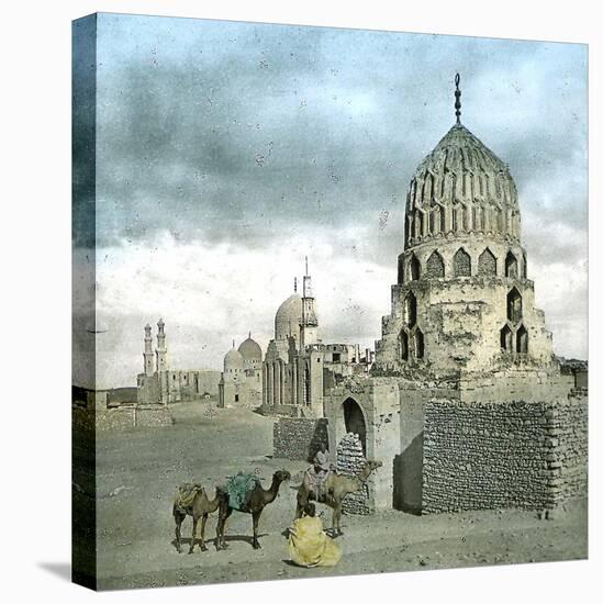 Cairo (Egypt), the Tombs of the Caliphs-Leon, Levy et Fils-Stretched Canvas