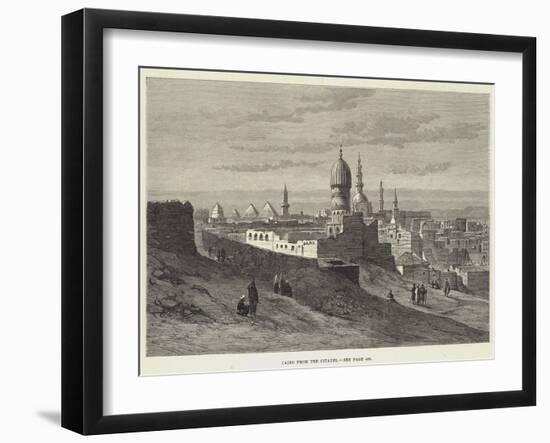 Cairo from the Citadel-null-Framed Giclee Print