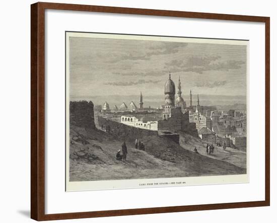 Cairo from the Citadel-null-Framed Giclee Print