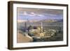 Cairo from the Gate of Citizenib, Looking Towards the Desert of Suez, 19th Century-David Roberts-Framed Giclee Print